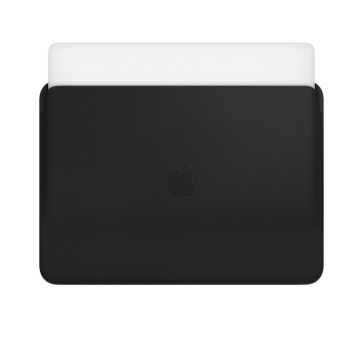 Чохол Apple Leather Sleeve для MacBook 12 - Black  Чохли для Macbook
   2 