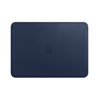 Чохол Apple Leather Sleeve для MacBook 12 - Midnight Blue  Чохли для Macbook
