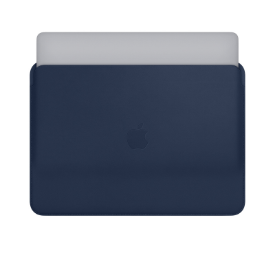 Чохол Apple Leather Sleeve для MacBook 12 - Midnight Blue  Чохли для Macbook
   3 
