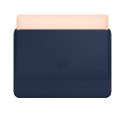 Чохол Apple Leather Sleeve для MacBook 12 - Midnight Blue  Чохли для Macbook
   4 