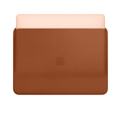 Чехол Apple Leather Sleeve for MacBook 12 - Saddle Brown  Чехлы для Macbook   1 