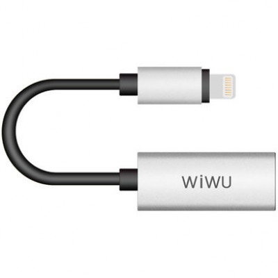 Адаптер WIWU LTO2 Lightning to 2xLightning 0.13m Silver  Перехідники
   3 