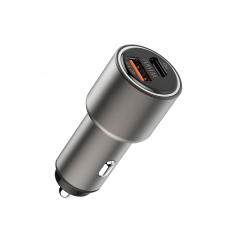 Автомобільний зарядний WiWU PC100 Car Fast Charger 18W Gray Автомобільний зарядний WiWU PC100 Car Fast Charger 18W Gray