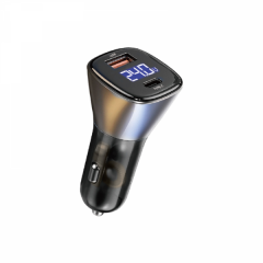 Автомобильное зарядное WiWU PD 72W Car Charger PC500 Black Автомобильное зарядное WiWU PD 72W Car Charger PC500 Black