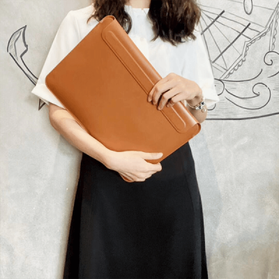 Чохол WIWU Skin Pro 2 Leather Sleeve for MacBook Air 15,3'' Brown  Чохли для Macbook
   1 