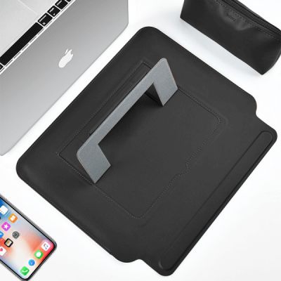 Чохол WIWU Skin Pro Slim Stand Sleeve для MacBook Pro 14,2'' (2021) Black  Чохли для Macbook
   2 