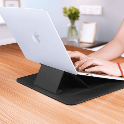 Чохол WIWU Skin Pro Slim Stand Sleeve для MacBook Pro 14,2'' (2021) Black  Чохли для Macbook
   1 