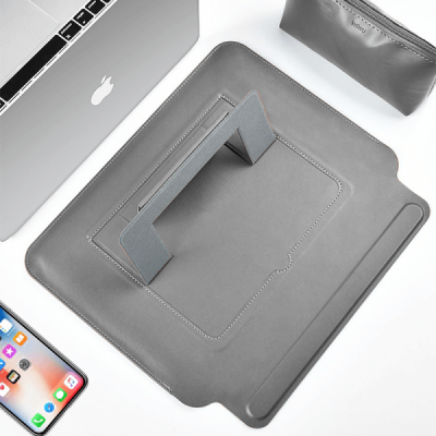 Чохол WIWU Skin Pro Slim Stand Sleeve для MacBook Pro 14,2'' (2021) Space Gray  Чохли для Macbook
   1 
