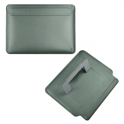 Чохол WIWU Skin Pro Slim Stand Sleeve для MacBook Pro 14,2'' (2021) Midnight Green  Чохли для Macbook
