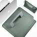 Чохол WIWU Skin Pro Slim Stand Sleeve для MacBook Pro 14,2'' (2021) Midnight Green  Чохли для Macbook
   3 