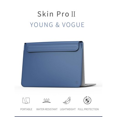 Чохол WIWU Skin Pro 2 Leather Sleeve для MacBook 12 Black  Чохли для Macbook
   3 