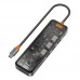 Адаптер WIWU Cyber Hub USB-C With 3xUSB3.0/SD/TF(3.0)/HDMI(4K30)/PD  Перехідники
   2 