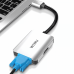 Адаптер WiWU Alpha A20VH USB-C Hub 1xHDMI/1xVGA Gray  Перехідники
   1 