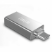 Адаптер WIWU T02 USB Type-C Hub 1xUSB 3.0/1xUSB 2.0 Silver  Перехідники
   2 