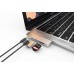 Адаптер WIWU T8 Lite USB-C Hub with 2 x USB 3.0, Micro SD Slot, SD Card Slot та Type-C Port Gray  Перехідники
   1 
