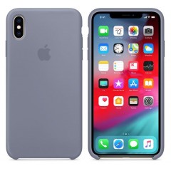 Чохол Apple iPhone Xs Silicone Case Lavender Gray Copy