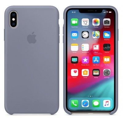 Чехол Apple iPhone Xs Silicone Case Lavender Gray Copy  Чехлы для iPhone