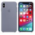 Чехол Apple iPhone Xs Silicone Case Lavender Gray Copy  Чехлы для iPhone   1 