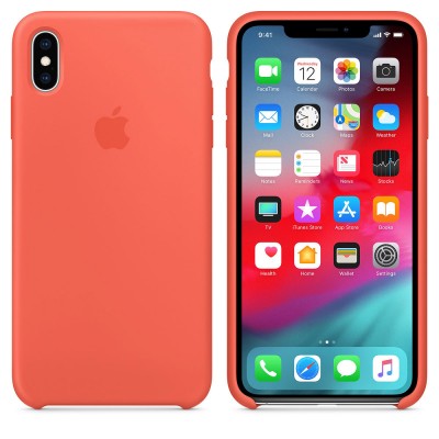 Чохол Apple iPhone Xs Silicone Case Nectarine Copy  Чохли для iPhone
