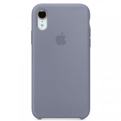 Чохол Apple iPhone XR Silicone Case Lavender Gray Copy