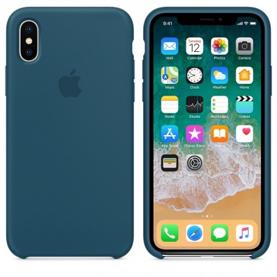 Чохол Apple iPhone Xs Max Silicone Case Pacific Green Copy  Чохли для iPhone
