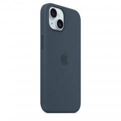 Чохол Apple iPhone 15 Plus Silicone Case with MagSafe - Storm Blue Copy