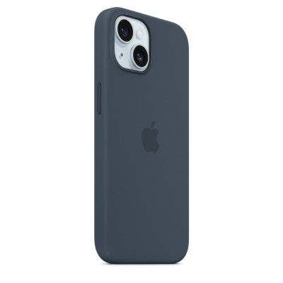 Чохол Apple iPhone 15 Plus Silicone Case with MagSafe - Storm Blue Copy  Чохли для iPhone
