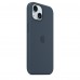 Чохол Apple iPhone 15 Plus Silicone Case with MagSafe - Storm Blue Copy  Чохли для iPhone
   2 