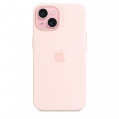 Чохол Apple iPhone 15 Silicone Case with MagSafe - Light Pink Copy