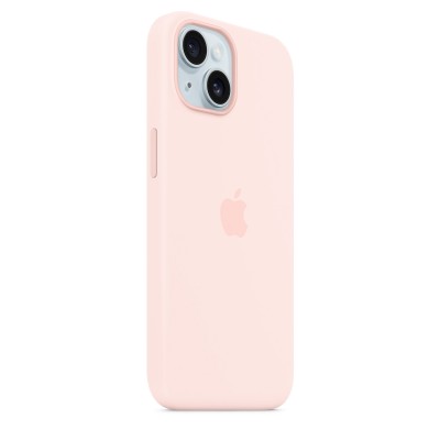 Чохол Apple iPhone 15 Silicone Case with MagSafe - Light Pink Copy  Чохли для iPhone
   1 