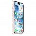 Чохол Apple iPhone 15 Silicone Case with MagSafe - Light Pink Copy  Чохли для iPhone
   2 