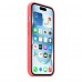 Чохол Apple iPhone 15 Silicone Case with MagSafe - Guava Copy  Чохли для iPhone
   2 