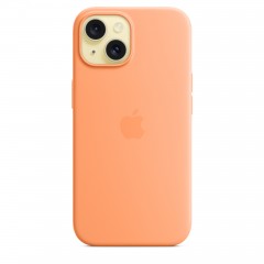 Чохол Apple iPhone 15 Silicone Case with MagSafe - Orange Sorbet Copy