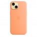 Чохол Apple iPhone 15 Silicone Case with MagSafe - Orange Sorbet Copy  Чохли для iPhone
   2 