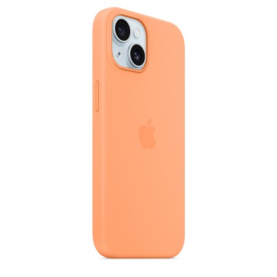 Чохол Apple iPhone 15 Silicone Case with MagSafe - Orange Sorbet Copy  Чохли для iPhone
   1 