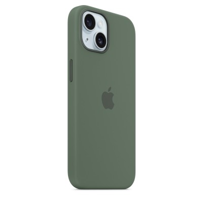 Чохол Apple iPhone 15 Silicone Case with MagSafe - Cypress Copy  Чохли для iPhone
   1 