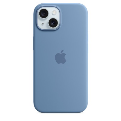 Чохол Apple iPhone 15 Silicone Case with MagSafe - Winter Blue Copy  Чохли для iPhone
