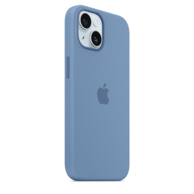 Чохол Apple iPhone 15 Silicone Case with MagSafe - Winter Blue Copy  Чохли для iPhone
   1 