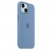Чохол Apple iPhone 15 Silicone Case with MagSafe - Winter Blue Copy  Чохли для iPhone
   1 