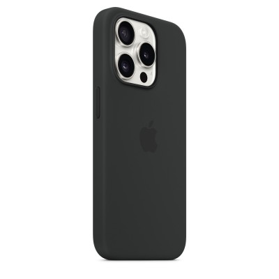 Чохол Apple iPhone 15 Pro Silicone Case with MagSafe - Black Copy  Чохли для iPhone
   2 