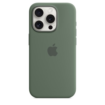 Чохол Apple iPhone 15 Pro Silicone Case with MagSafe - Cypress Copy  Чохли для iPhone
