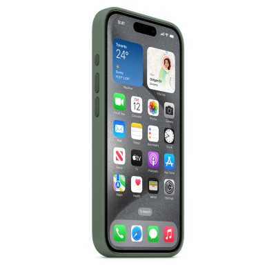 Чохол Apple iPhone 15 Pro Silicone Case with MagSafe - Cypress Copy  Чохли для iPhone
   2 