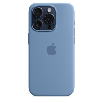 Чохол Apple iPhone 15 Pro Max Silicone Case with MagSafe - Winter Blue Copy  Чохли для iPhone
   1 