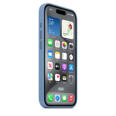 Чохол Apple iPhone 15 Pro Max Silicone Case with MagSafe - Winter Blue Copy  Чохли для iPhone
   2 