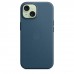 Чохол Apple iPhone 15 FineWoven Case with MagSafe - Pacific Blue  Чохли для iPhone
   2 