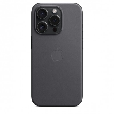 Чохол Apple iPhone 15 Pro FineWoven Case with MagSafe - Black  Чохли для iPhone
