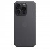 Чохол Apple iPhone 15 Pro FineWoven Case with MagSafe - Black  Чохли для iPhone
   2 