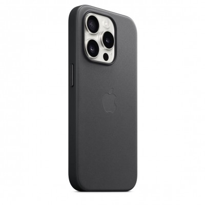 Чохол Apple iPhone 15 Pro FineWoven Case with MagSafe - Black  Чохли для iPhone
   1 