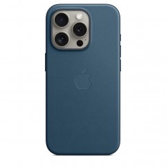Чохол Apple iPhone 15 Pro FineWoven Case with MagSafe - Pacific Blue