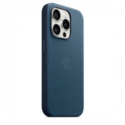 Чохол Apple iPhone 15 Pro FineWoven Case with MagSafe - Pacific Blue  Чохли для iPhone
   1 